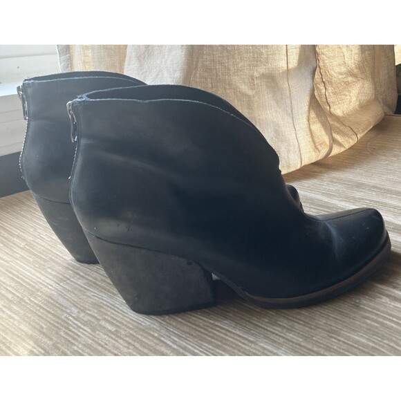 Kork-Ease Black Ankle Boots - Picture 10 of 10
